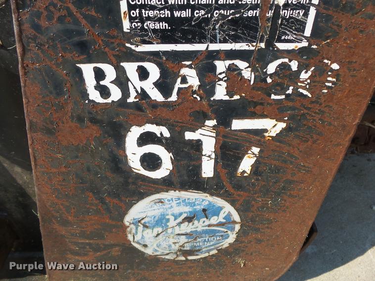 image for item DS9748 Bradco 617 skid steer trencher