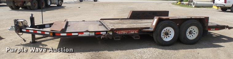 image for item K1872 2002 Towmaster T-12-T tilt deck equipment trailer