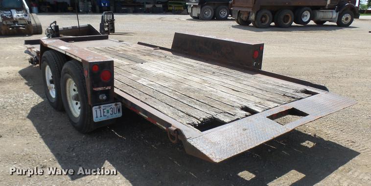 image for item K1872 2002 Towmaster T-12-T tilt deck equipment trailer