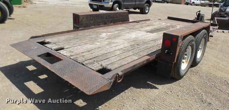image for item K1872 2002 Towmaster T-12-T tilt deck equipment trailer