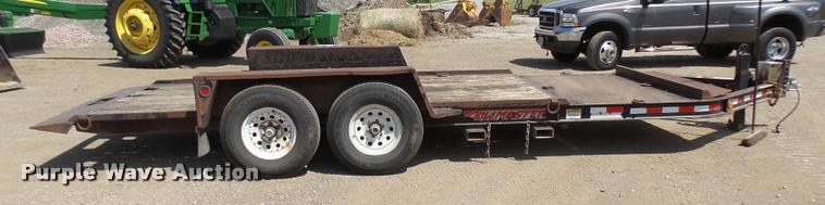 image for item K1872 2002 Towmaster T-12-T tilt deck equipment trailer