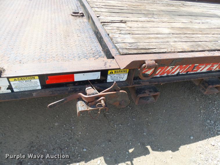 image for item K1872 2002 Towmaster T-12-T tilt deck equipment trailer