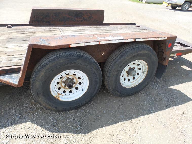 image for item K1872 2002 Towmaster T-12-T tilt deck equipment trailer
