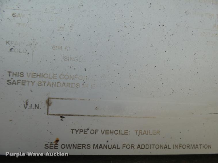 image for item K1872 2002 Towmaster T-12-T tilt deck equipment trailer