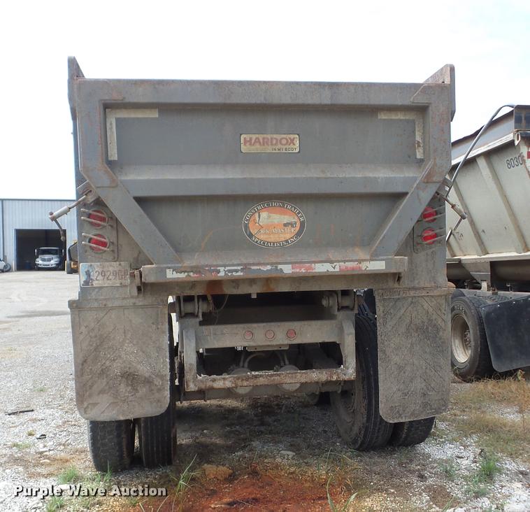 image for item K6454 2006 LTS HRD-27QF end dump trailer
