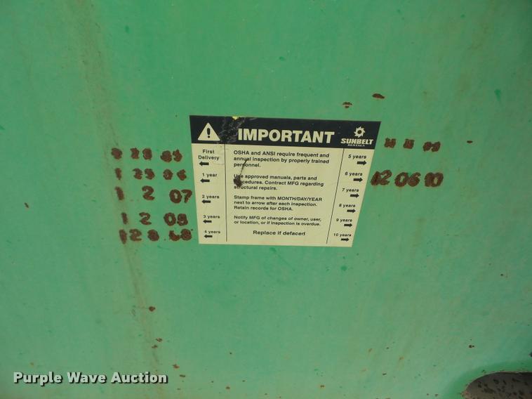 image for item K6460 1996 Genie S85 boom lift