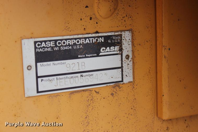 image for item L3208 1998 Case 921B wheel loader