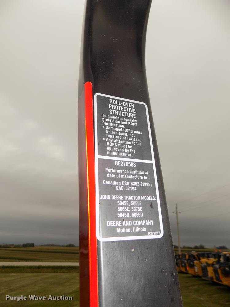 image for item DA3078 2016 John Deere 5045E tractor