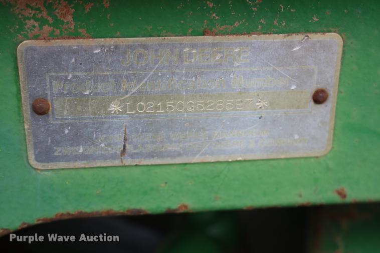 image for item DA6841 1984 John Deere 2150 tractor