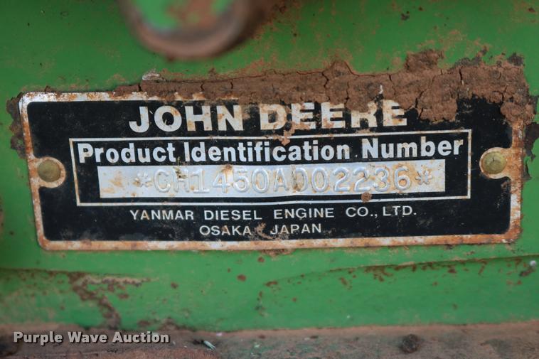 image for item DA6843 1985 John Deere 1450 tractor