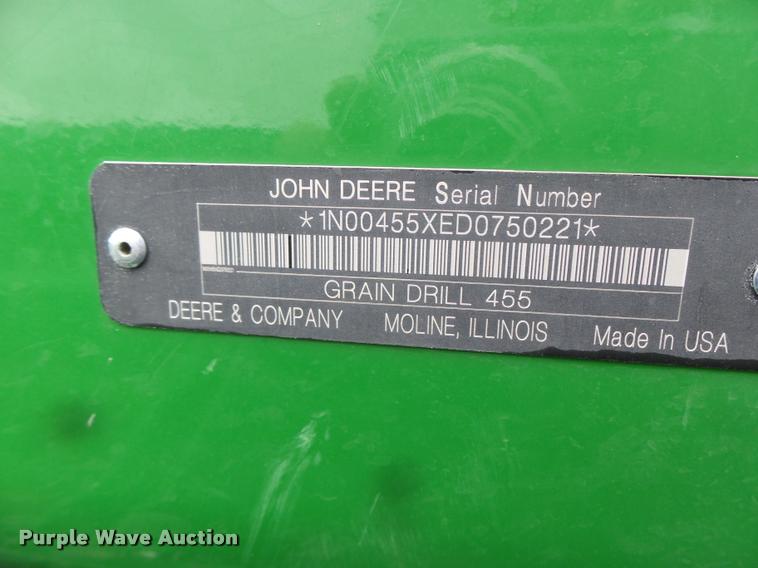 image for item DB1366 2013 John Deere 455 grain drill