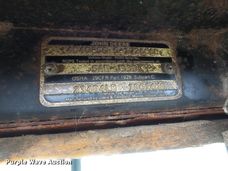 image for item DB5828 John Deere 4840 tractor