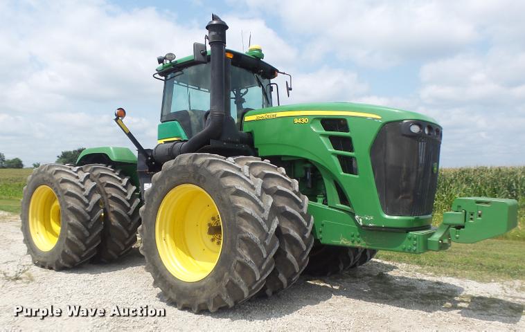 image for item DB5833 2009 John Deere 9430 4WD tractor