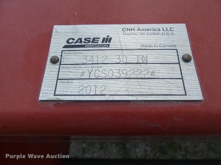 image for item DB5834 2012 Case IH 3412 corn head