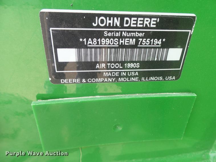 image for item DB5835 2014 John Deere 1990 CCS air seeder