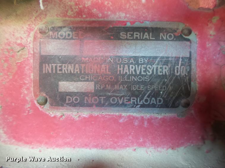 image for item DC3942 1946 McCormick-Deering W-9 tractor