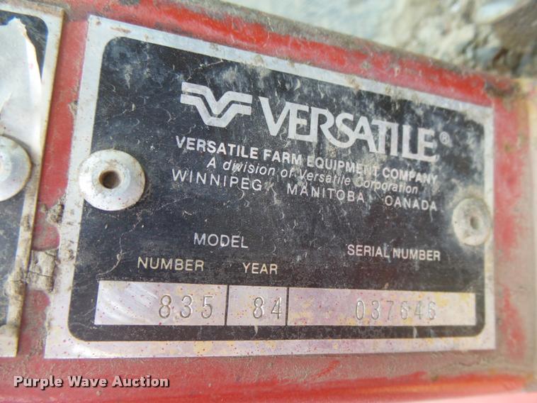 image for item DC3962 1984 Versatile 835 4WD tractor