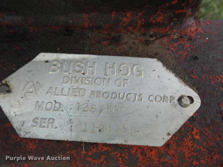 image for item DC5473 Bush Hog 12615R rotary mower