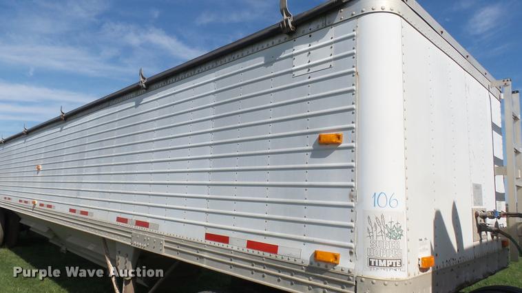 image for item DR9401 1995 Timpte double hopper bottom grain trailer
