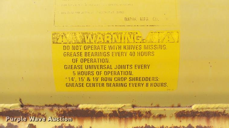 image for item DR9477 Dandl row crop shredder