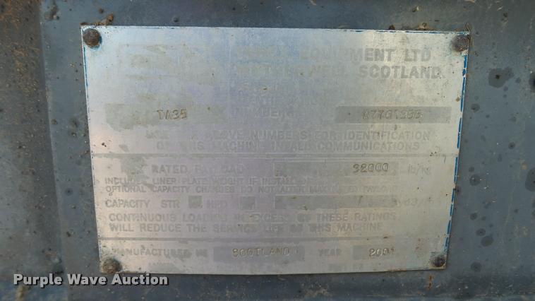 image for item DA1180 2001 Terex TA35 haul truck