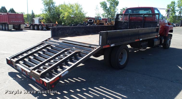 image for item DA1182 1990 GMC TopKick ramp truck