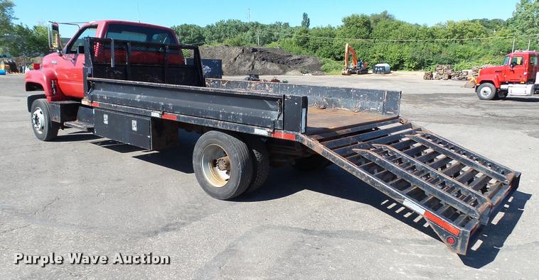 image for item DA1182 1990 GMC TopKick ramp truck