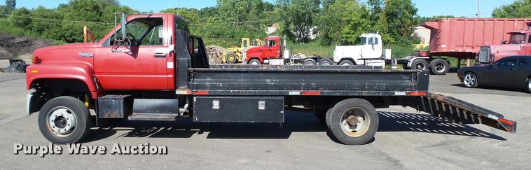 image for item DA1182 1990 GMC TopKick ramp truck