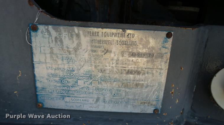 image for item DA1190 2006 Terex TA30 haul truck