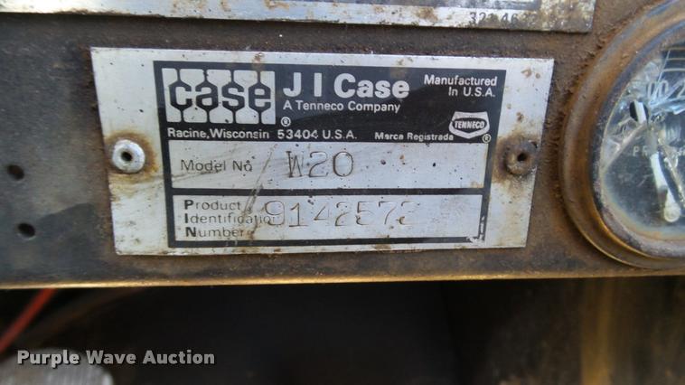 image for item DA1192 1981 Case W20 wheel loader