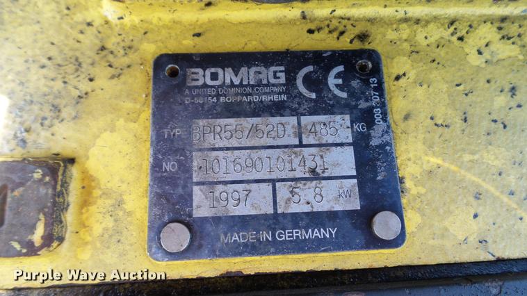 image for item DA1196 1997 Bomag BPR55/52D compactor
