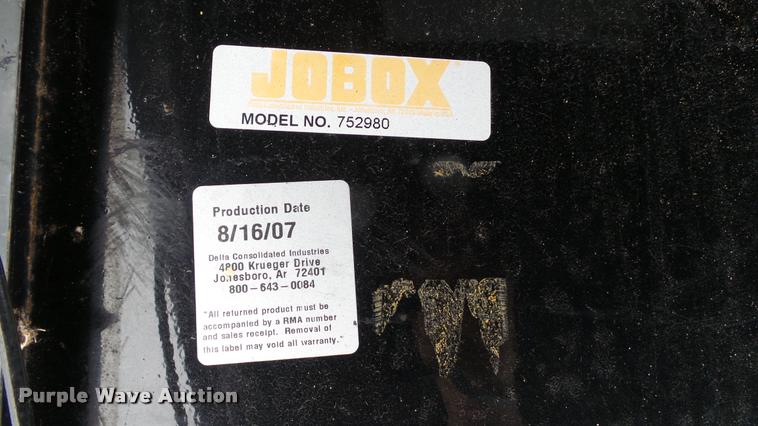 image for item DA1200 2007 Jobox toolbox