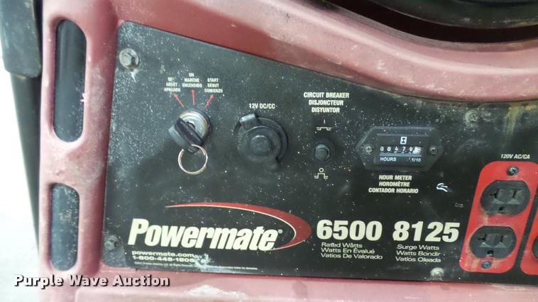 image for item DA1206 2013 Powermate generator