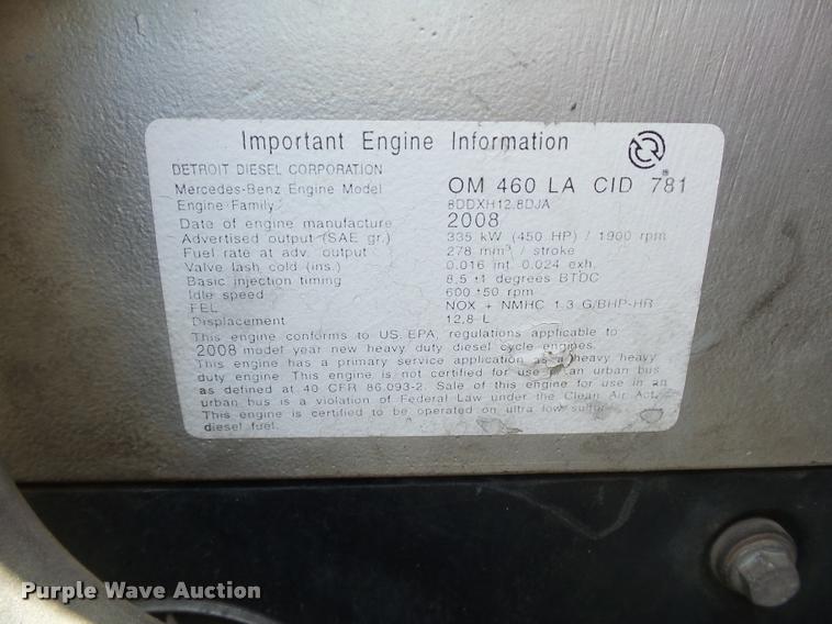 image for item DB4076 2009 Freightliner FLD120 SD semi truck