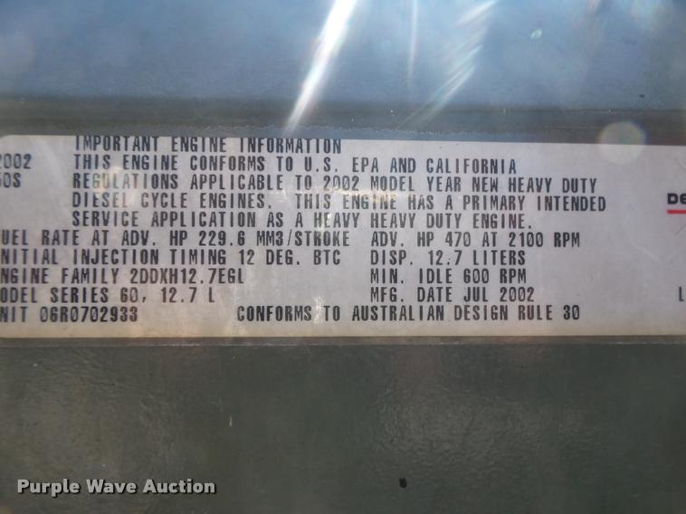 image for item DB7430 2003 Freightliner Columbia semi truck