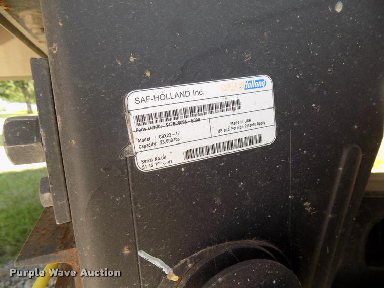 image for item DC4938 2016 Wilson Pace Setter triple hopper bottom grain trailer