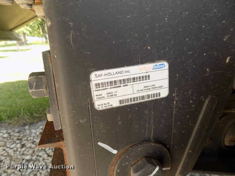 image for item DC4938 2016 Wilson Pace Setter triple hopper bottom grain trailer