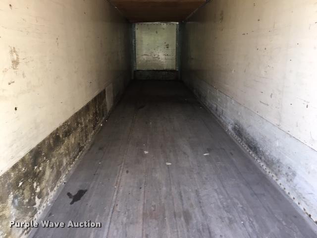 image for item G1407 1988 Fruehauf dry van trailer