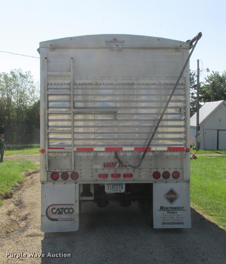 image for item K6118 1994 Timpte double hopper grain trailer