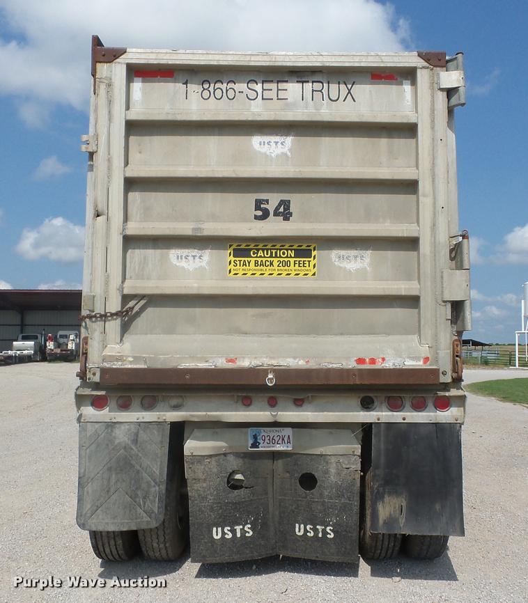 image for item K6450 1999 Usts end dump trailer