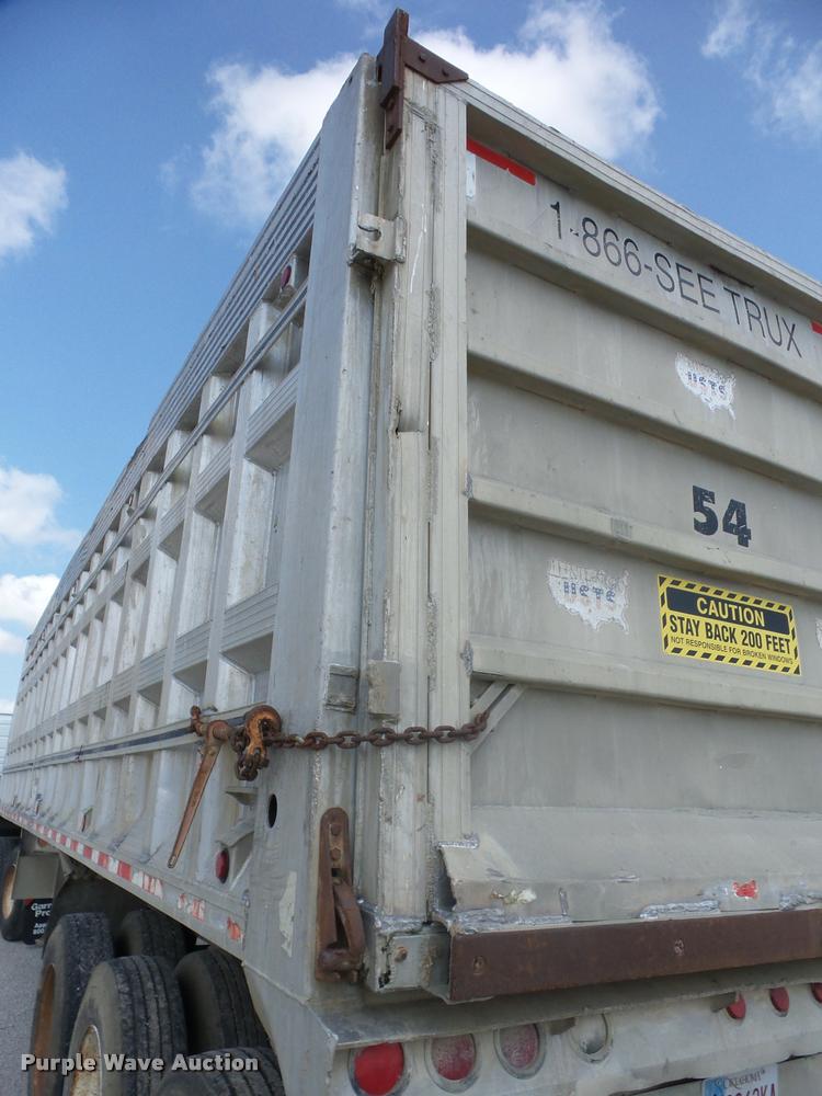 image for item K6450 1999 Usts end dump trailer