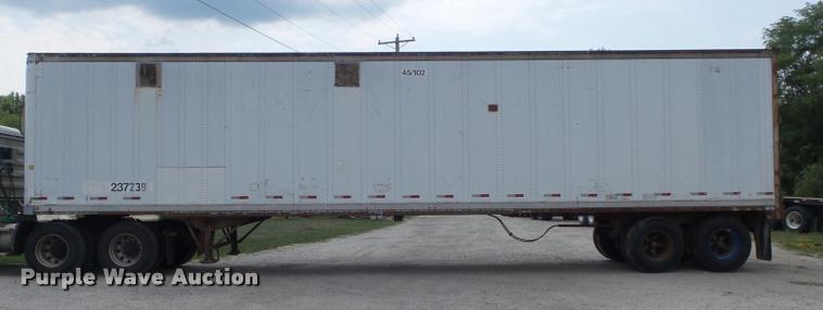 image for item K7499 1989 Dorsey SIDT-86-LSFB dry van trailer