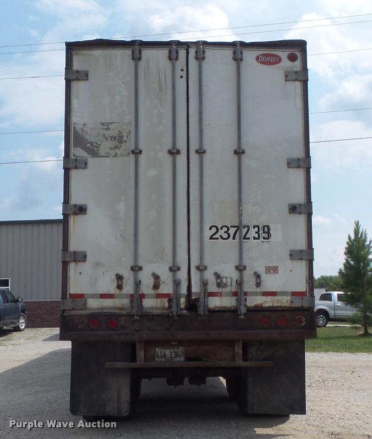 image for item K7499 1989 Dorsey SIDT-86-LSFB dry van trailer