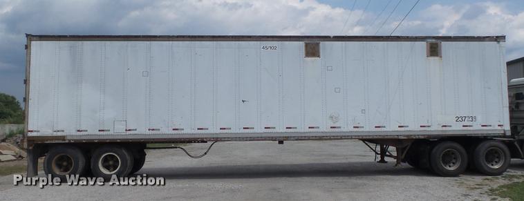 image for item K7499 1989 Dorsey SIDT-86-LSFB dry van trailer