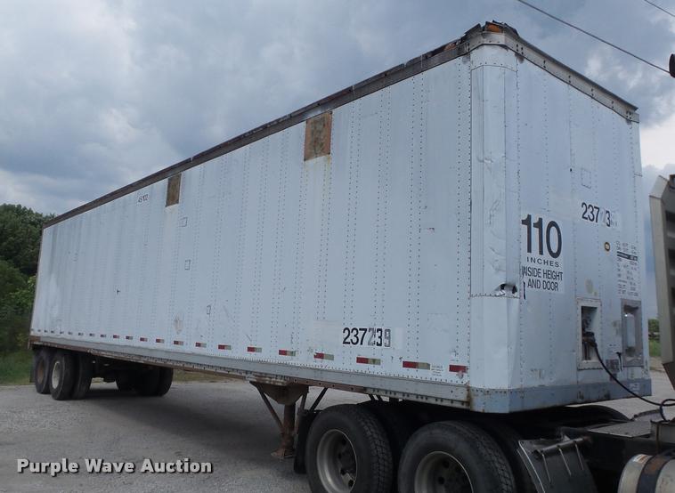 image for item K7499 1989 Dorsey SIDT-86-LSFB dry van trailer