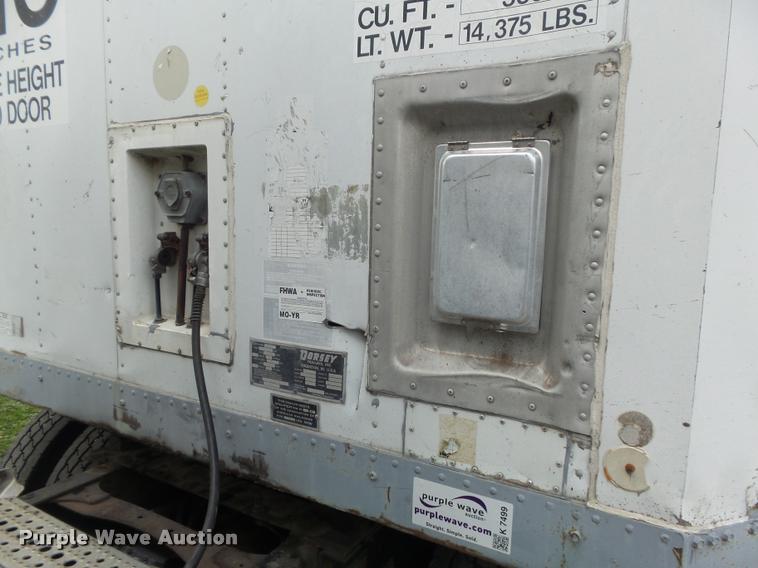 image for item K7499 1989 Dorsey SIDT-86-LSFB dry van trailer