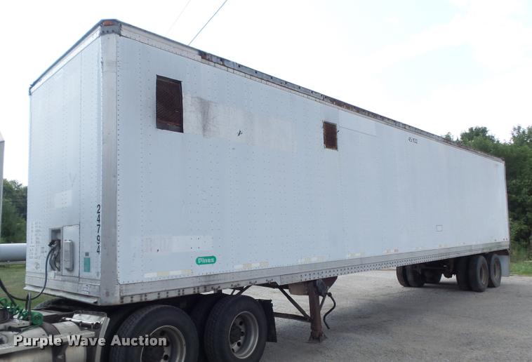 image for item K7500 1995 Pine dry van trailer