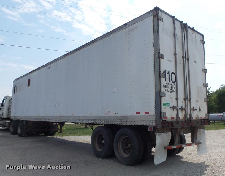 image for item K7500 1995 Pine dry van trailer