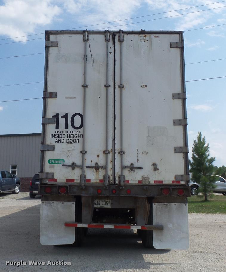 image for item K7500 1995 Pine dry van trailer