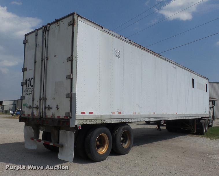 image for item K7500 1995 Pine dry van trailer